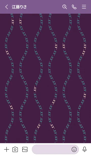 [LINE着せ替え] 和音 立涌とナチュラル 艶やか09版の画像2