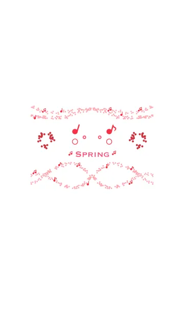 [LINE着せ替え] ピンク色の春の画像1