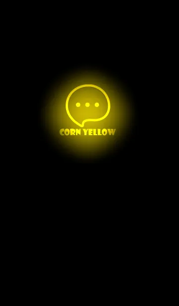 [LINE着せ替え] Corn Yellow Neon Theme V4 (JP)の画像1