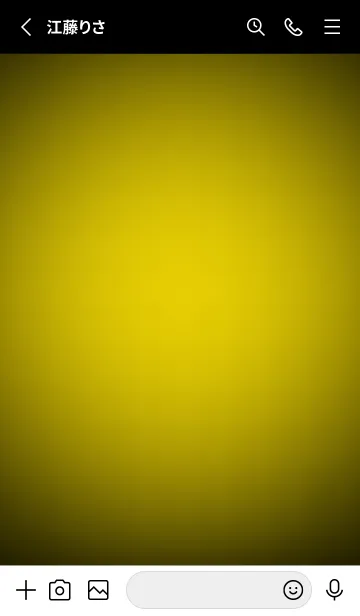 [LINE着せ替え] Corn Yellow Neon Theme V4 (JP)の画像2