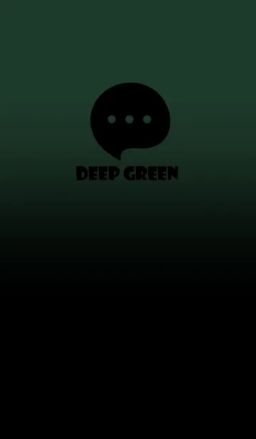 [LINE着せ替え] Black & Deep Green Theme V4 (JP)の画像1