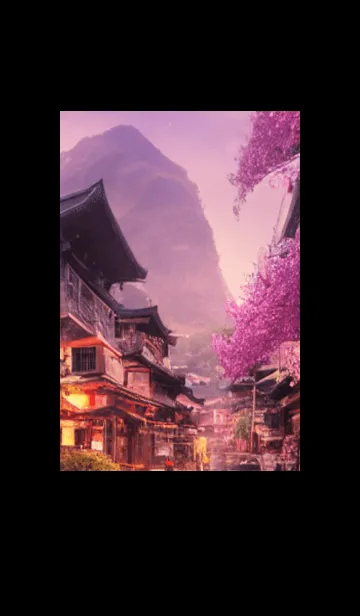 [LINE着せ替え] 和の夜桜#DO07。の画像1