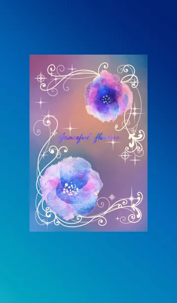 [LINE着せ替え] 優美な花の画像1