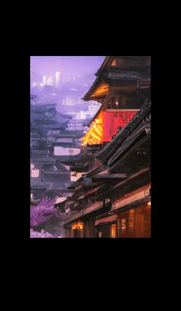 [LINE着せ替え] 和の夜桜#DO030。の画像1