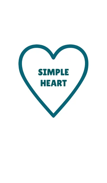 [LINE着せ替え] SIMPLE HEART THEME 229の画像1