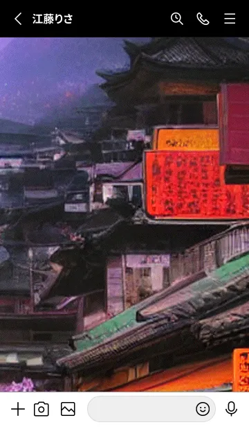 [LINE着せ替え] 和の夜桜#DO027。の画像2