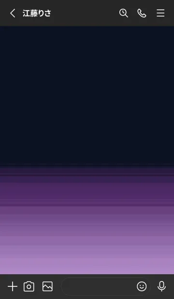 [LINE着せ替え] SIMPLE DARK ICON THEME 129の画像2