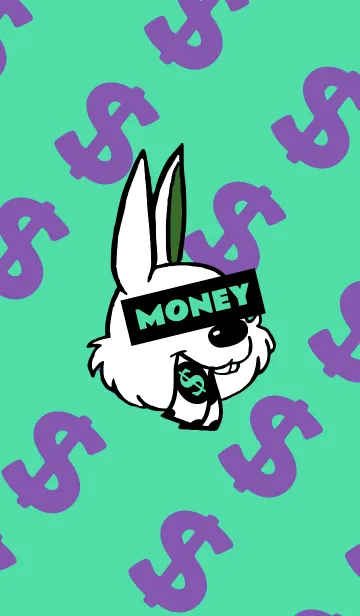 [LINE着せ替え] マネー ラビット 345の画像1