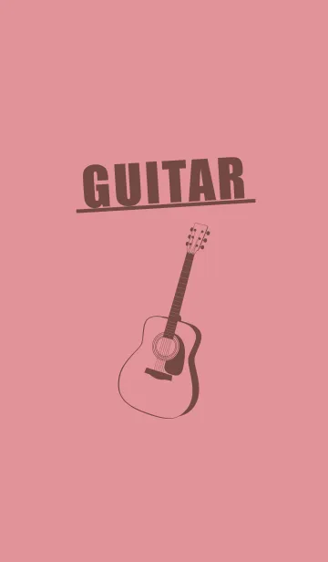 [LINE着せ替え] GUITAR COLOR  オールドローズの画像1