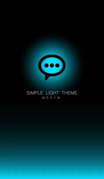 [LINE着せ替え] SIMPLE LIGHT ICON-GRADATION- 8の画像1