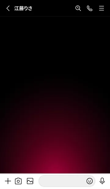 [LINE着せ替え] WINE RED LIGHT ICON THEME 2の画像2