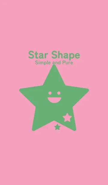 [LINE着せ替え] 星型の着せかえ フクシャピンクの画像1