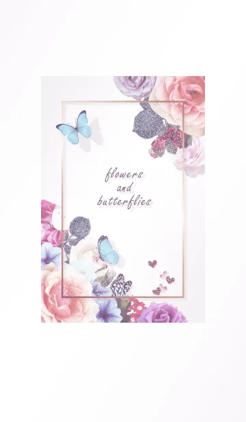 [LINE着せ替え] フラワー♥violet03_1の画像1