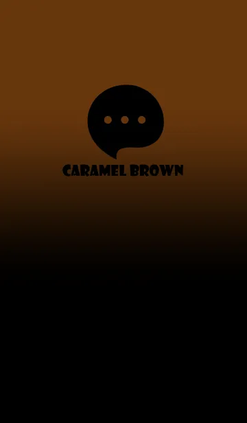 [LINE着せ替え] Black & Caramel Brown Theme V4 (JP)の画像1