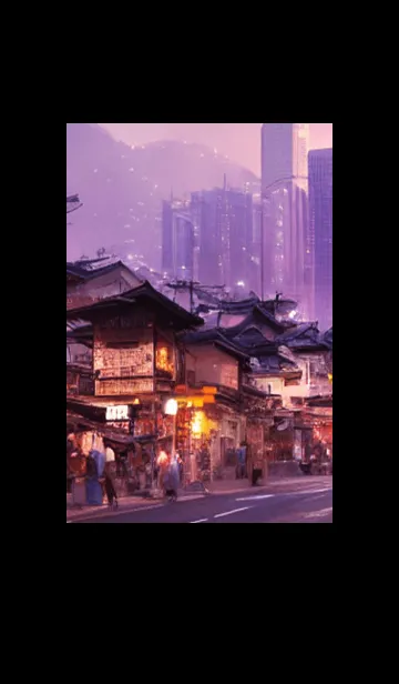 [LINE着せ替え] 和の夜桜#DP110。の画像1