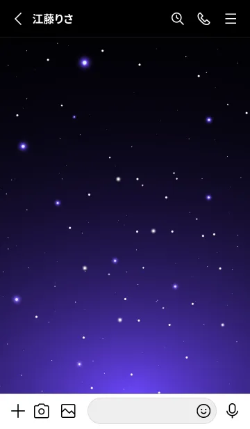 [LINE着せ替え] STARRY SKY-STAR MEKYM 8の画像2