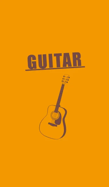 [LINE着せ替え] GUITAR COLOR  金茶の画像1