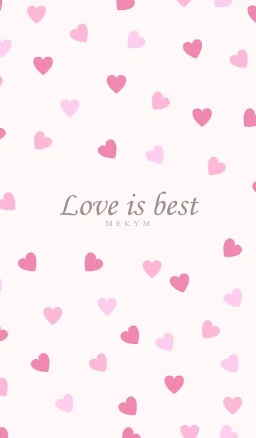 [LINE着せ替え] Love is best - PINK 5の画像1