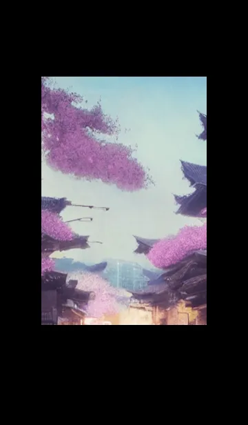 [LINE着せ替え] 和の夜桜#DP14。の画像1