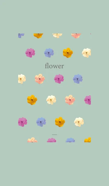 [LINE着せ替え] カーキ : Spring Flowerの画像1