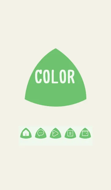 [LINE着せ替え] green color L41の画像1