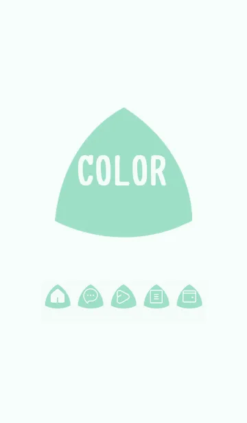 [LINE着せ替え] green color L45の画像1