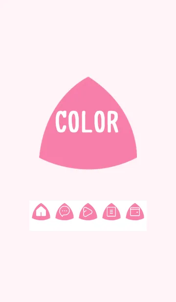 [LINE着せ替え] pink color L21の画像1