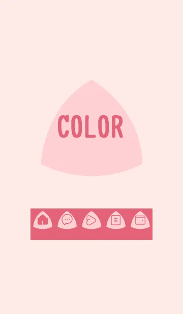 [LINE着せ替え] pink color L22の画像1