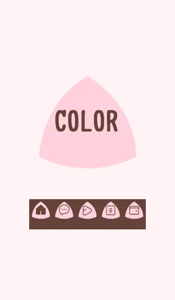[LINE着せ替え] pink color L23の画像1