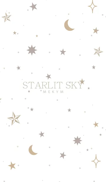 [LINE着せ替え] SIMPLE STARLIT SKY.MEKYM 11の画像1