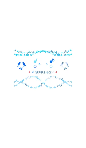 [LINE着せ替え] 美しいブルーの羽毛のような春の画像1