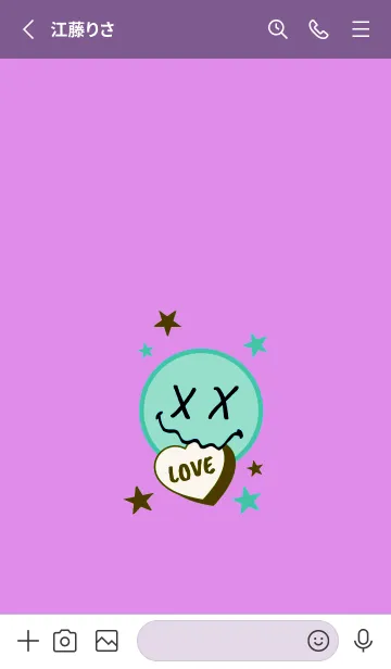 [LINE着せ替え] LOVE SMILE Theme 18の画像2