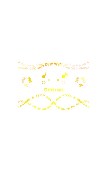 [LINE着せ替え] やわらかな春の色は黄金色の画像1