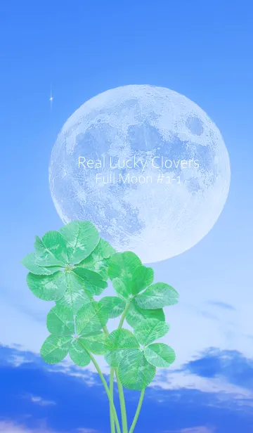 [LINE着せ替え] Real Lucky Clovers Full Moon #1-1の画像1