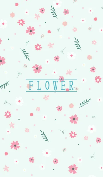 [LINE着せ替え] MANY FLOWERS GREEN 81の画像1