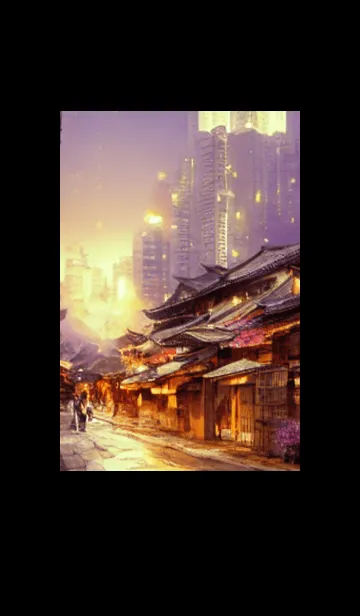 [LINE着せ替え] 和の夜桜#DP123。の画像1