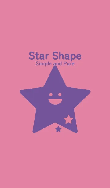 [LINE着せ替え] 星型の着せかえ ディープオーキッドピンクの画像1