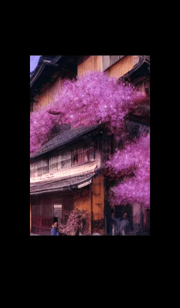 [LINE着せ替え] 和の夜桜#DQ210。の画像1