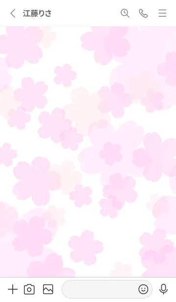 [LINE着せ替え] SAKURA - Cherry Blossoms WHITE 8の画像2