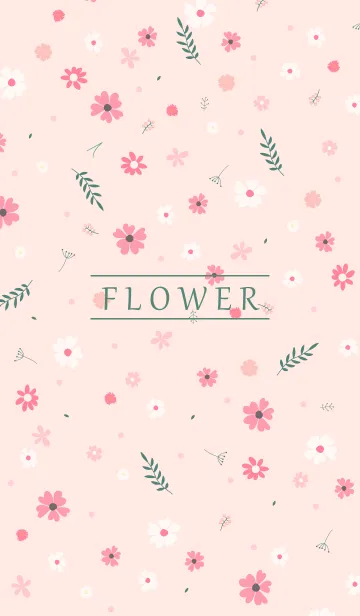 [LINE着せ替え] MANY FLOWERS PINK 86の画像1