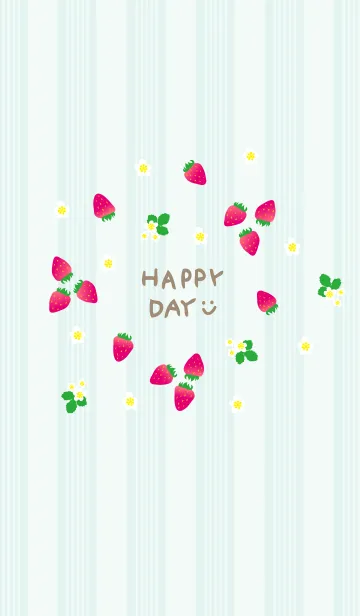 [LINE着せ替え] いちご シンプルかわいい30の画像1