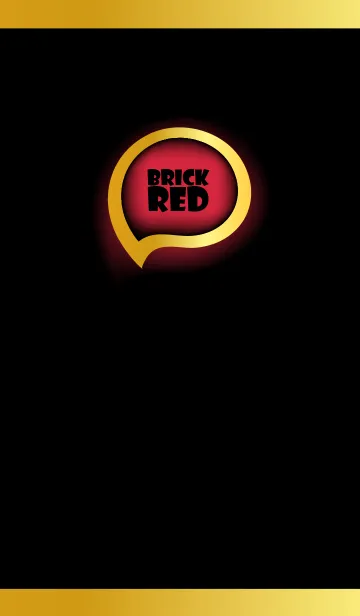 [LINE着せ替え] Brick Red Gold Black Theme (JP)の画像1