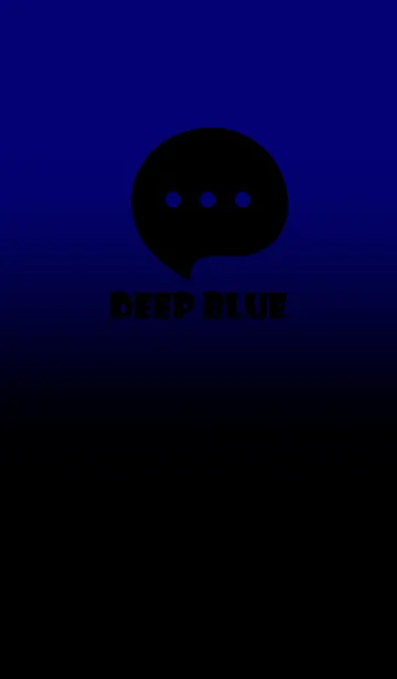 [LINE着せ替え] Black & Deep Blue Theme V4 (JP)の画像1