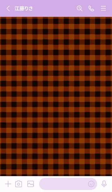 [LINE着せ替え] ザ ハート チェック .26の画像2