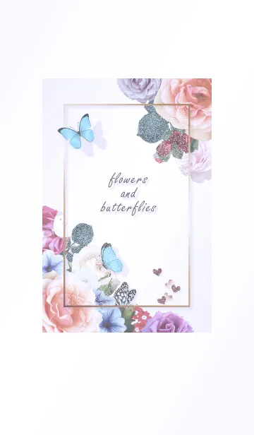 [LINE着せ替え] フラワー♥lilac08_1の画像1