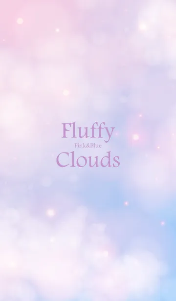 [LINE着せ替え] Fluffy Clouds Pink&Blue.MEKYM 17の画像1