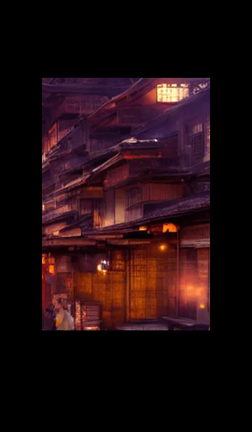 [LINE着せ替え] 和の夜桜#DQ224。の画像1