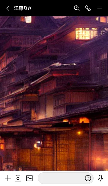 [LINE着せ替え] 和の夜桜#DQ224。の画像2