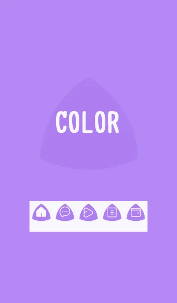 [LINE着せ替え] purple color L21の画像1