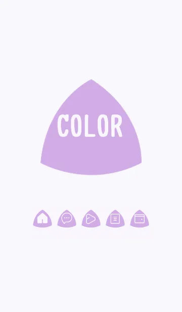 [LINE着せ替え] purple color L22の画像1